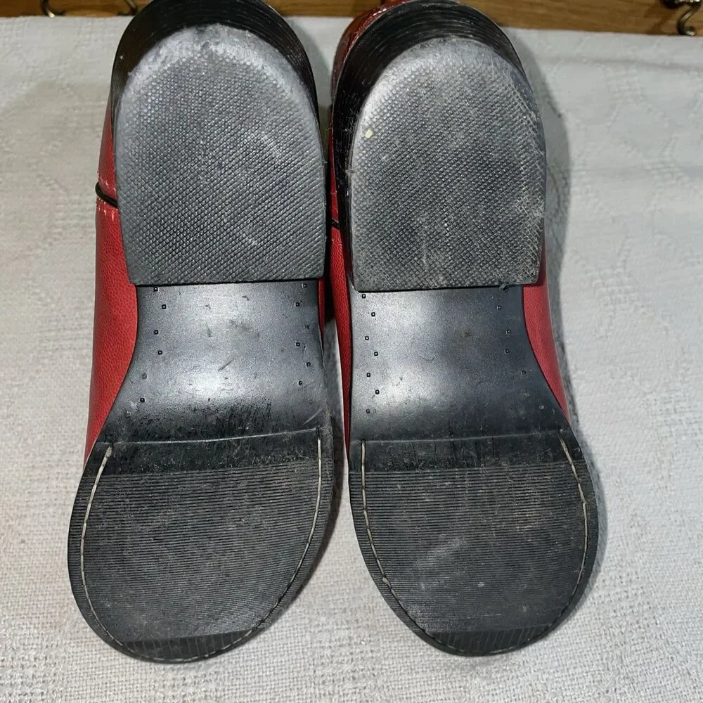 Masterson Boot Co. Men’s Western Boots Size 5.5 M Red Leather Cowboy Rodeo